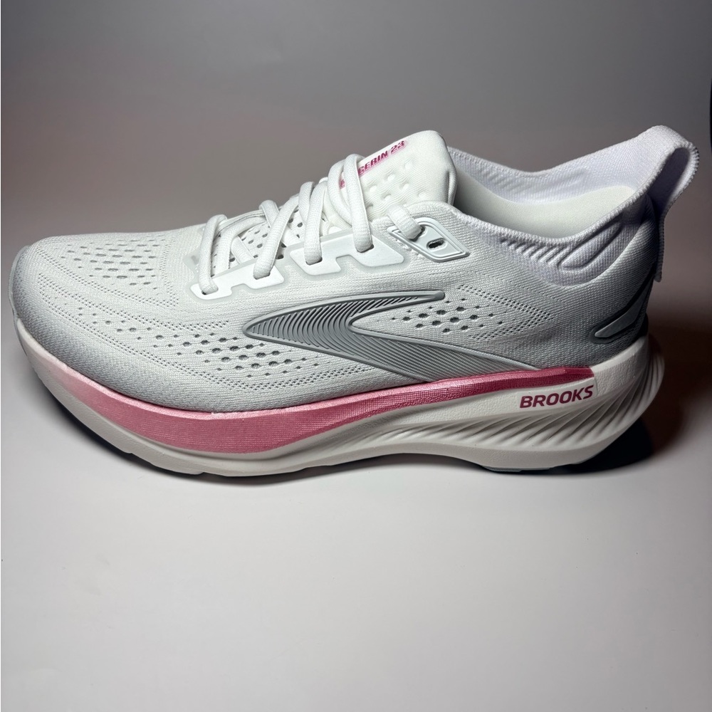 Brand New In The Box 🔥🔥🔥Brooks Glycerin 23 White & Pink Women Size 7 - Picture 10 of 15